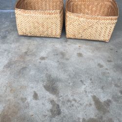 Wicker Organizers Baskets