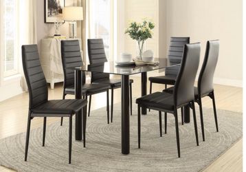 [SPECIAL] Florian Black Dining Set