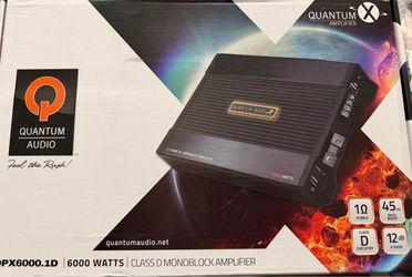 Quantum Audio QPX6000.1D Monoblock Amplifier