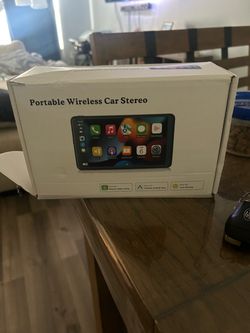 Portable wireless car stereo