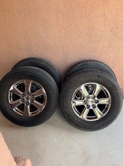 OEM F-150 wheels & tires 275/65 R18