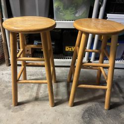 Wooden stools