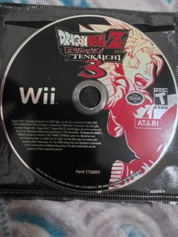 Dragon ball z budokai tenkaichi 3 wii