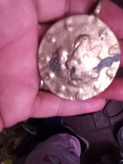 Antique Tibetan amulets made ofbrass