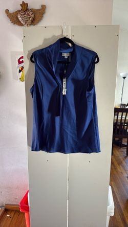 New Blue XL Tahari Blouse $15