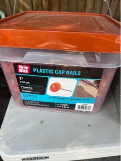 Plastic cap nails