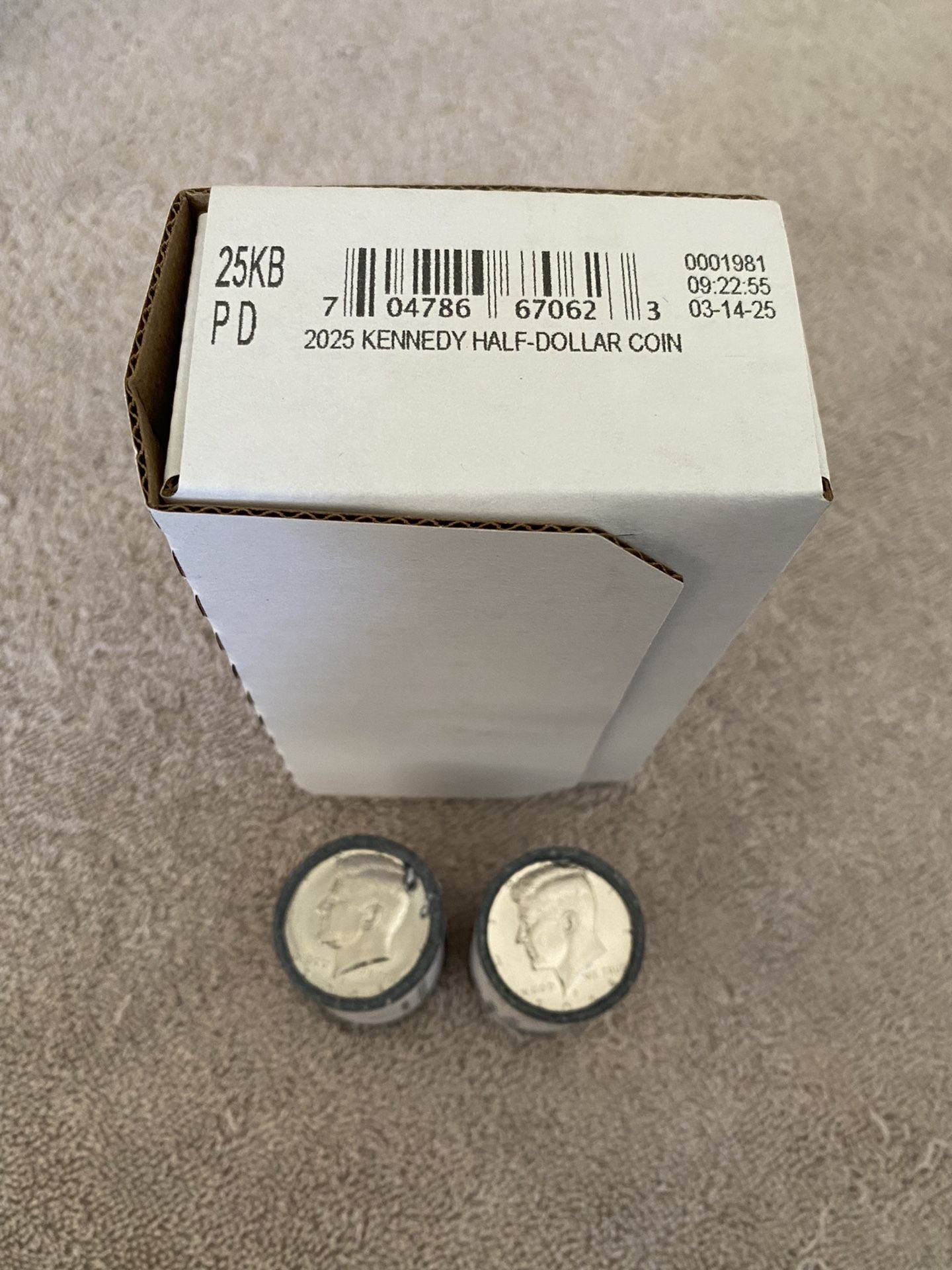 2025 Direct From The United States Mint Kennedy Half Dollars