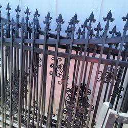 Iron Driveway Gate