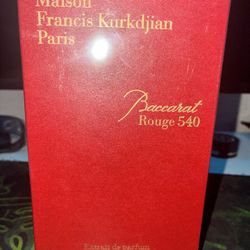 Baccarat Rouge 540 Cologne