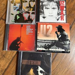 Take all CD U2 Lot  5 pcs  Very good condition