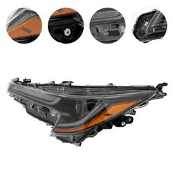  Left Side Headlight Headlamp for 2020-2021 Toyota Corolla SE XLE LED Headlight , Part number : T0, 8111002550 Head Lamp Replacement Assembl