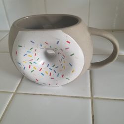 Donut coffee cup mug