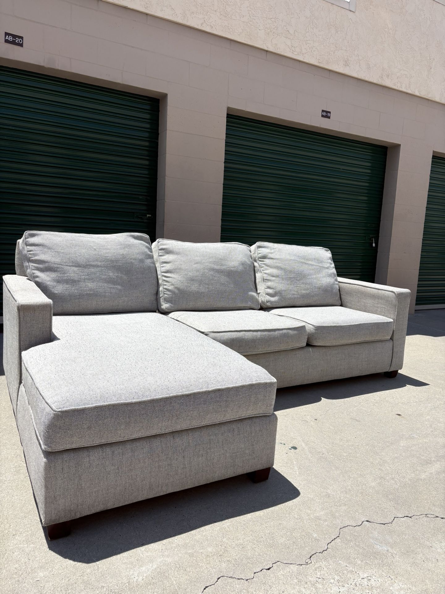 West Elm Sectional Couch 🛻Delivery Available🛻