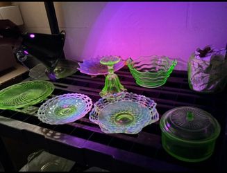 Uranium glass collection