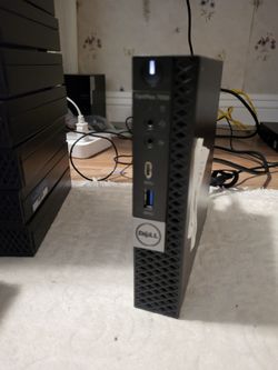 fast Dell i7 Micro PC-- i7-6700T-- 500GbHDD+256NVMe-- 16Gb-- HDMI-- DP-- Gigabit Nic-- 11Pro--Chrgr