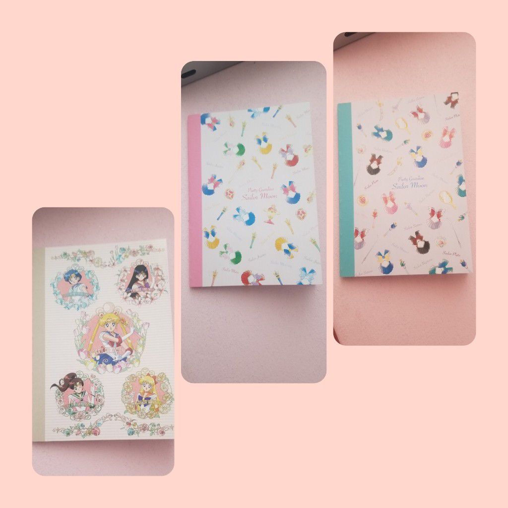Sailor moon mini schedule notebook set