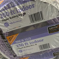 Romex Wire 12/3 250ft Copper Electric Wire New 