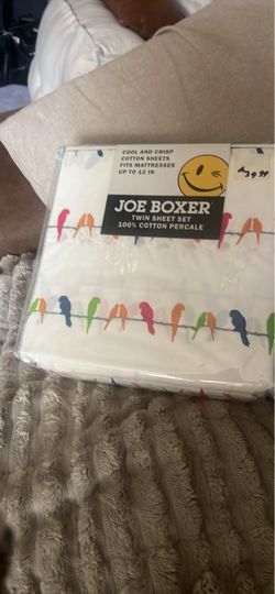 Joe Boxer Bed Sheets 1-Full & 2 Twin-Specify Which One-NEW