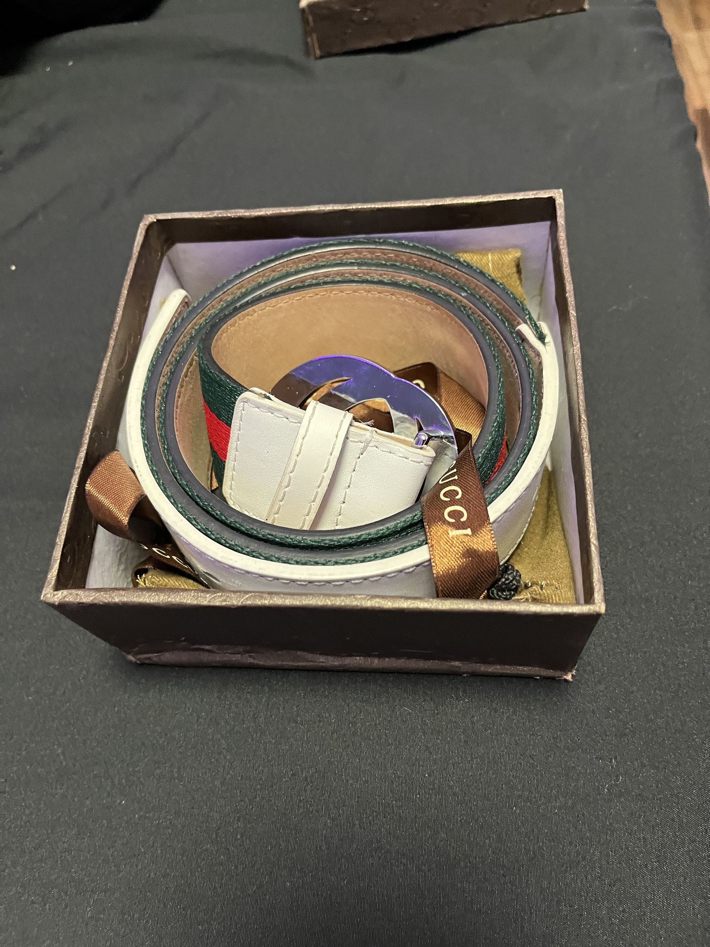 Double g reversible Gucci belt