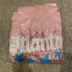 Pink Atlanta Sp5er Hoodie Size Large (DM OFFERS)