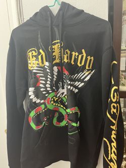 Ed Hardy Hoodie Black