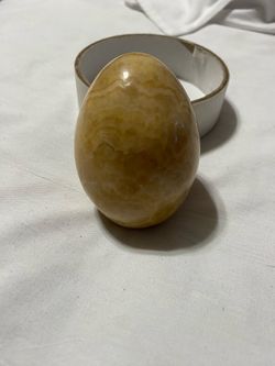 Polished Stone Egg Decorative Figurine