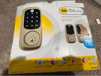Yale touchscreen deadbolt