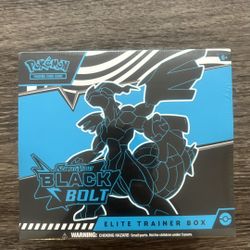 Pokemon Black Bolt Elite Trainer Box