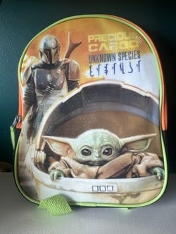 Star Wars The Mandalorian Kids Backpack New