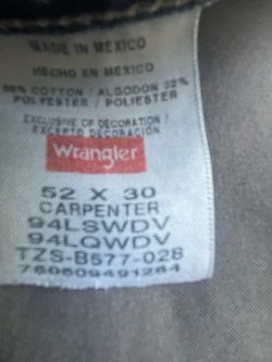 Wrangler 52x30 men’s jeans