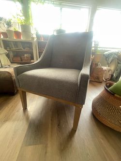 Grey armchair