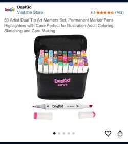 50 Count Premium Quality Dual Tip Art Markers