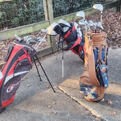 Men's And Women's Golf Clubs. Also Have Kids