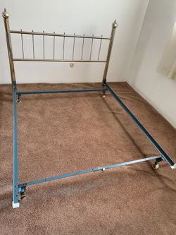Full size headboard/bed frame (used)