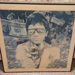 Tony Montana 3D Wall Art