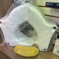 Raised Toilet Seat With Arms. Financing Available ✅ 