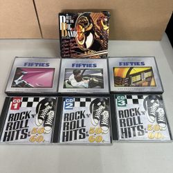 Rock N Roll Cd Lot 1950s 1960s Big Big Band w/ Cd Sets Rock N Roll Music Cds Lot