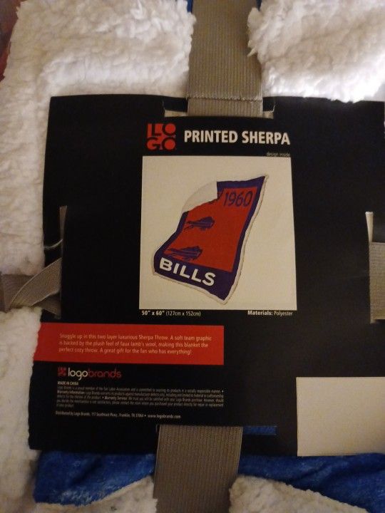 Buffalo Bill's Printed Sherpa Blanket