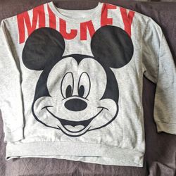 Disney Mickey face Sweatshirt - L