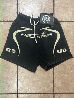 Hellstar Sports Flame Shorts Black – New