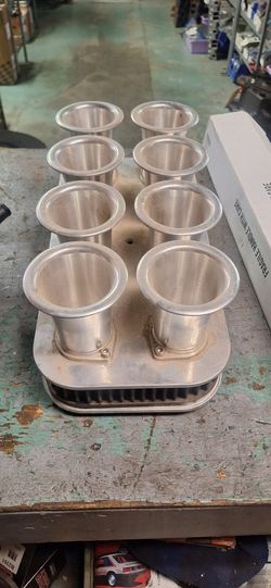 8 Stack Custom Hot Rod Rst Rod Air Cleaner, Single 4 Barrel Mounting. See Pics Measurements. 35th Ave And McDowell Phx