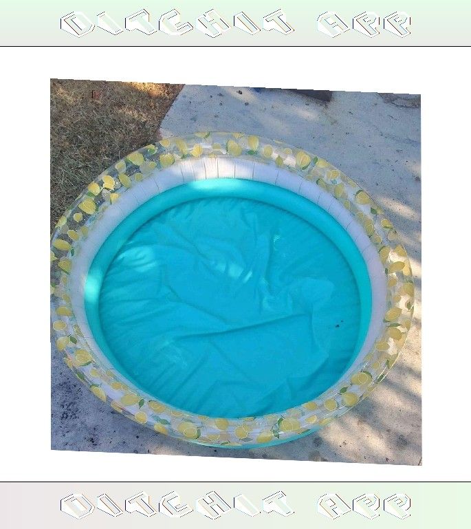Kids' Swimming Pool Excellent for Splashing Adventures All Season rich particular