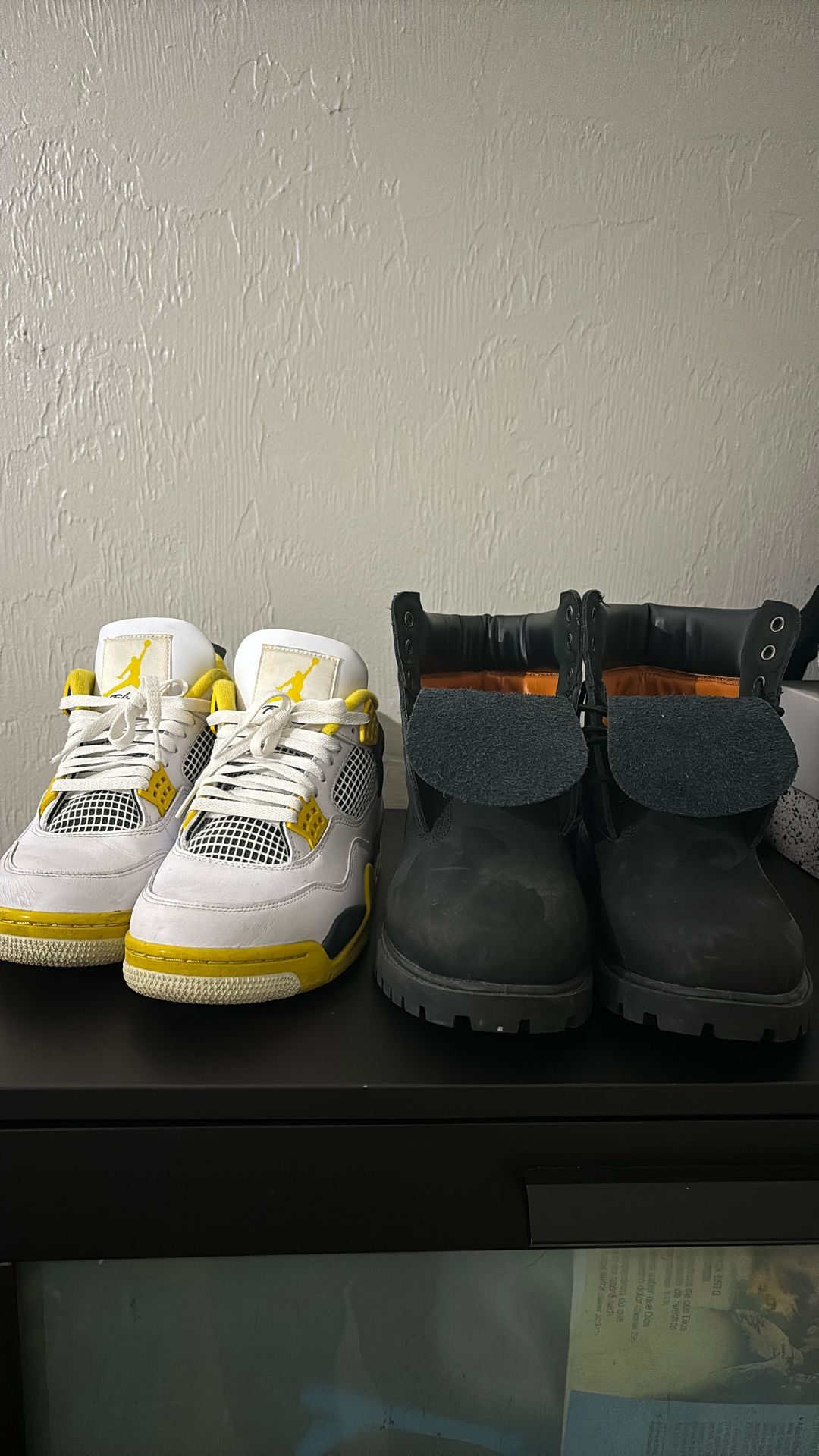 Timberland Boots And Jordan 4’s