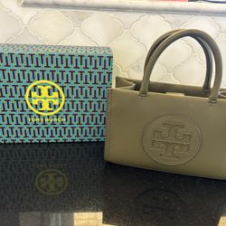 NEW TORY BURCH MINI ELLA BIO TOTE PURSE BAG