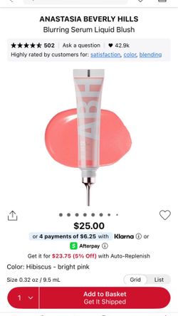 ANASTASIA Blurring Serum Liquid Blush