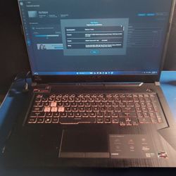 Asus TUF A17 FA706ih 24GB RAM Gaming laptop.