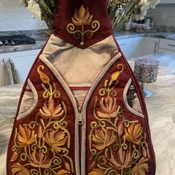 Embroidery Leather Bag 