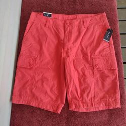 Nautica mens cargo shorts size 34
