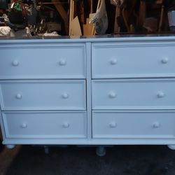 SOLID WOOD 6 DRAWERS DRESSER
