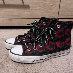 Rose Styled Converse $10